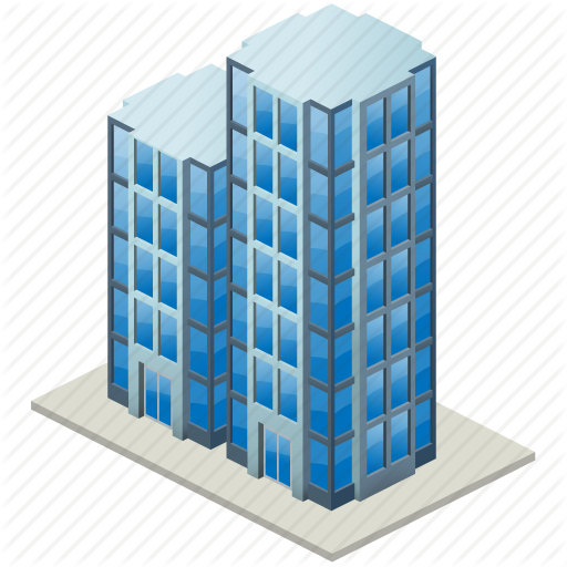 Skyscraper Icons - Web Hosting Service (512x512)