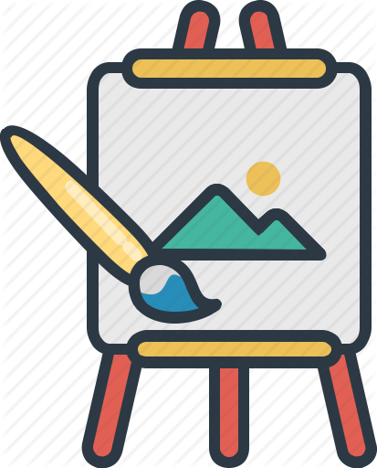 Canvas Icon - Canvas Icon (413x512)