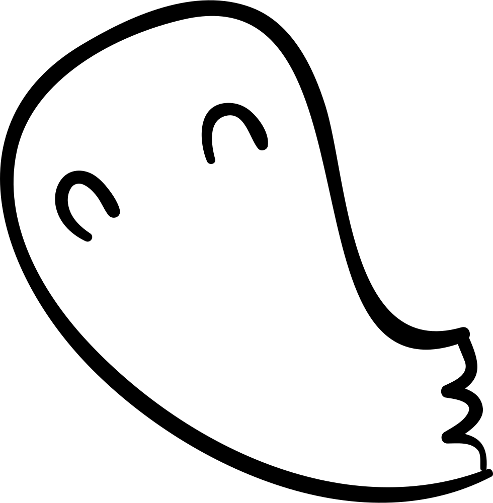 Halloween Sleeping Ghost Outline Comments - Halloween Sleeping Ghost Outline Comments (980x1000)