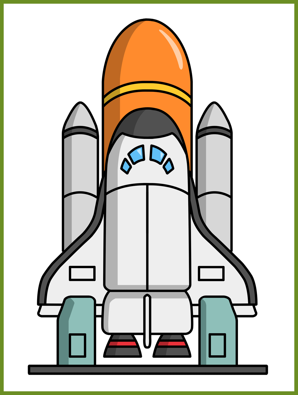 Suit Clipart Space Suit Clipart Awesome Clip Art Space - Space Shuttle Cartoon (1230x1630)