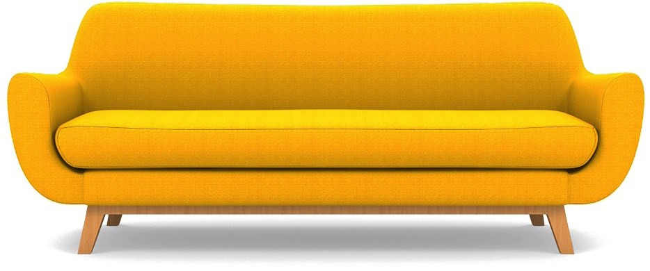 Yellow Sofa Png Clipart - Clip Art (965x500)