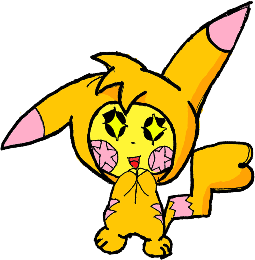 Pichu Pikachu Hoodie By Starlight-starfish - Cartoon (879x908)