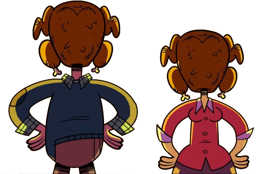 Mr And Mrs Loud's Turkey Heads By Starfishworld2000 - Parent (1024x577)