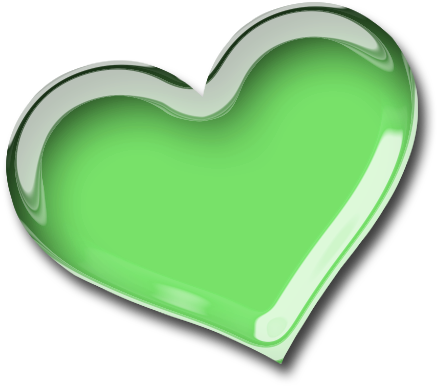 Heart Apple Green By Jueditions - Heart (600x600)