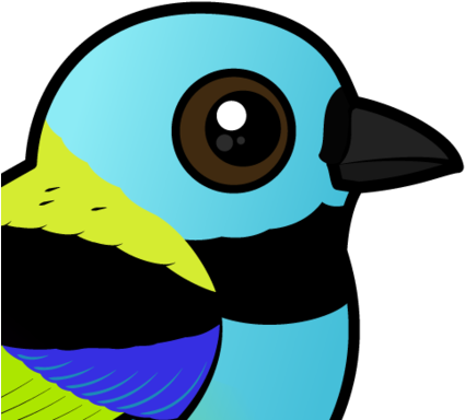 The Green Headed Tanager Is A Songbird Found In Atlantic - Tanagers (440x440)