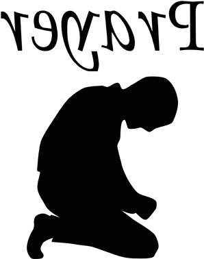 Woman Praying Clipart - Poster (301x400)