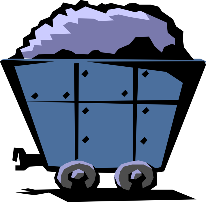 Coal Royalty Free Vector Clip Art Illustration Envi0035 - Iron Ore Clipart (714x700)