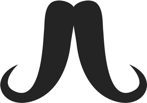 The Old Imperial Moustache Rubber Stamp - Postage Stamp (600x600)