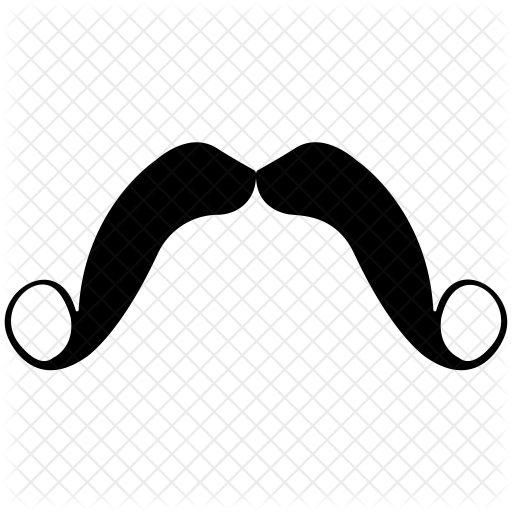 Villain Mustache Icon - Moustache (512x512)