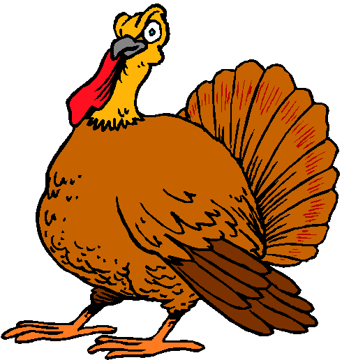 Easy Turkey Clipart - Turkey Clipart (490x516)