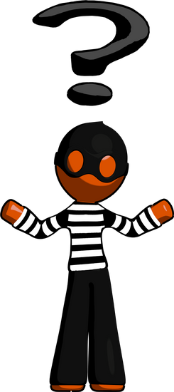 Confused Thief Man - Red Pill And Blue Pill (245x550)