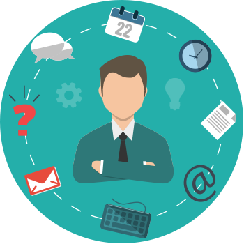 Mail Merge Icon Facilitateit - Back Office Admin (350x350)