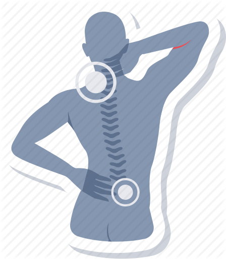Knee-pain Icons - Back And Neck Pain Icon (448x512)