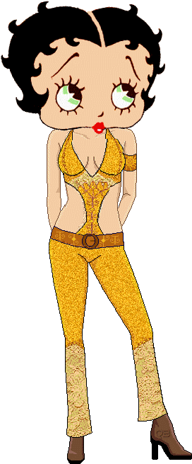 Betty Boop 70's Style - Betty Boop (300x700)