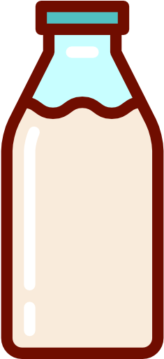 Milk Bottle Free Icon - Broken Bottles Png Vector (512x512)