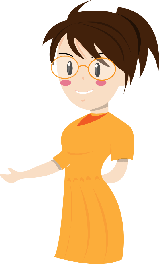 Teacher - Woman Cartoon Transparent Background (555x920)