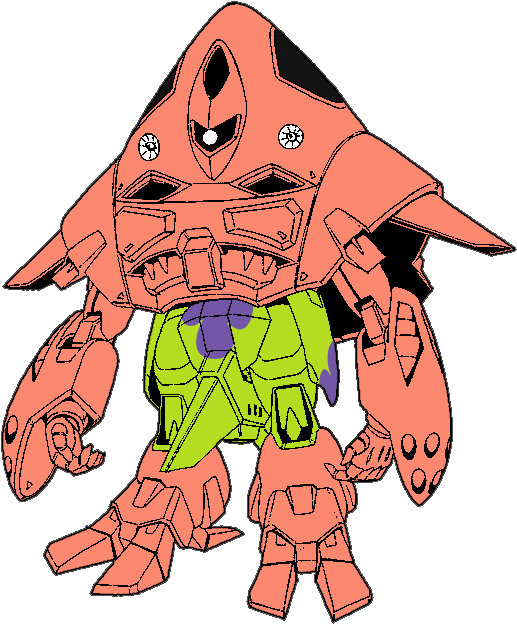 Patrick Star Fictional Character Cartoon Clip Art - Gundam Goohn (550x660)