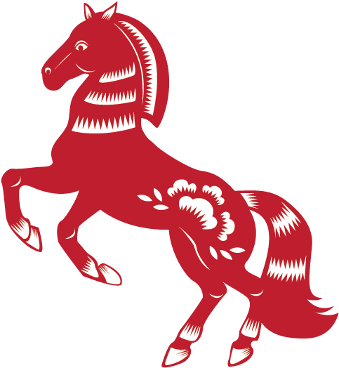 Horse 2014, 2002, 1990, 1978, 1966, - Paper (642x682)