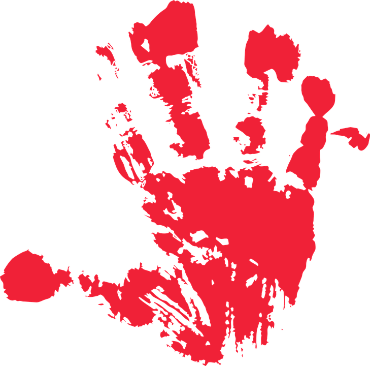 Painted Hands Cliparts 20, Buy Clip Art - Mao De Tinta Png (729x720)