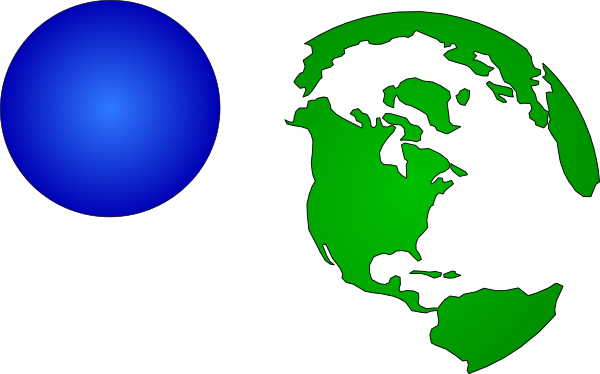 Continents Green Clip Art At Clker Com Vector Clip - Blank Passport Stamp Png (600x374)