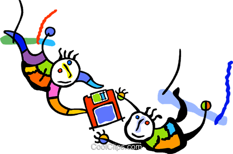 Flying Trapeze Royalty Free Vector Clip Art Illustration - Business Administration (480x317)