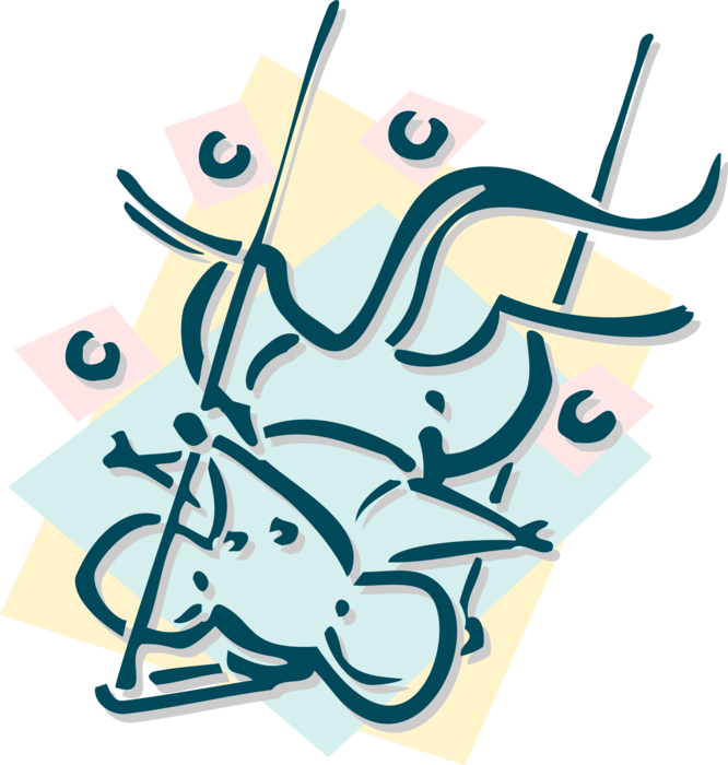 Vector Illustration Of Big Top Circus Rodent Mouse - Calligraphy (666x700)