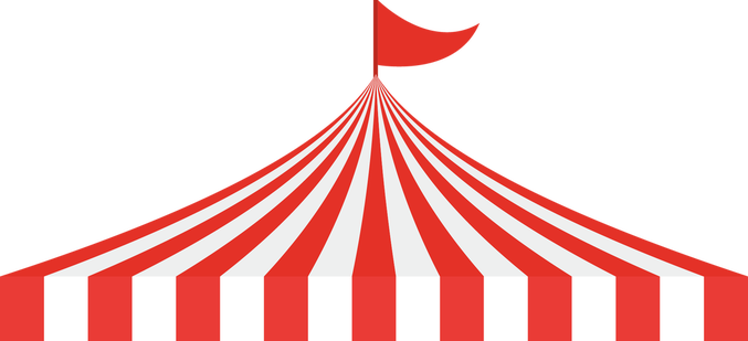 Picture - Carnival Tent Clipart (677x309)