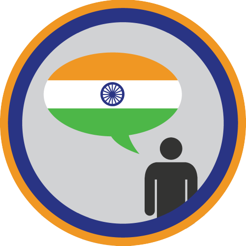 Hindi Language Badge If You Have This Badge, Reblog - Nevşehir Hacı Bektaş Veli University (500x500)