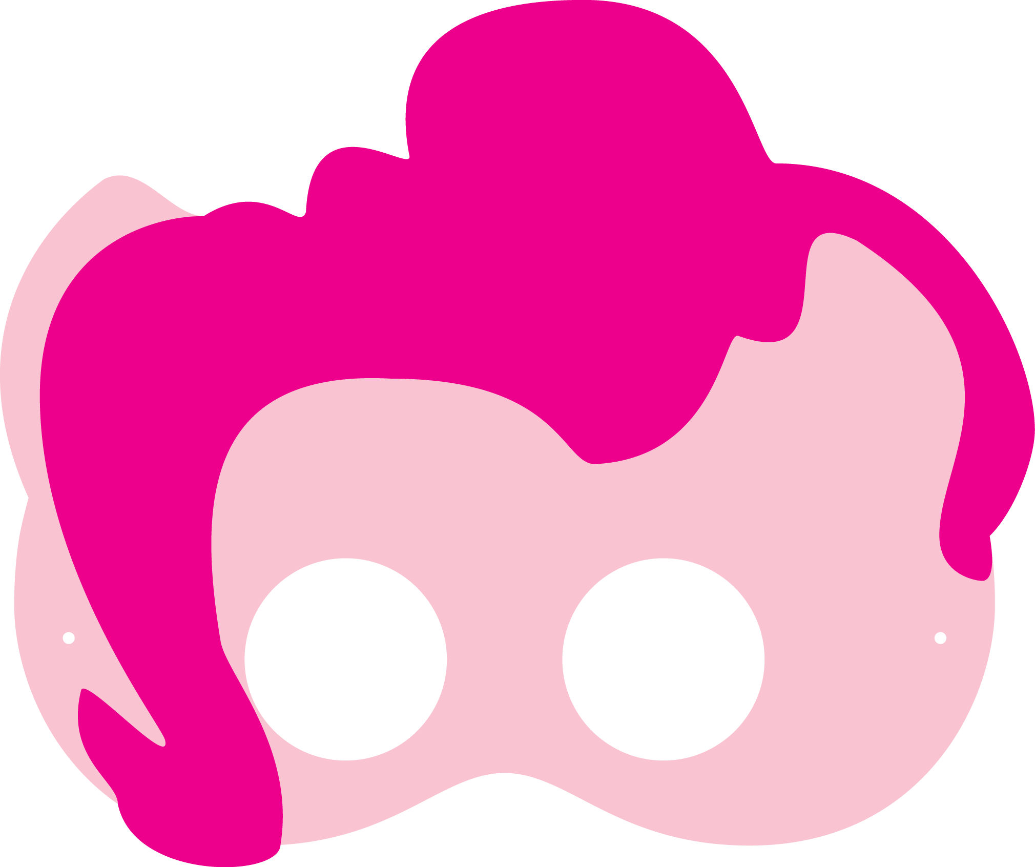 My Little Pony Pinkie Pie Mask - Free My Little Pony Printable Masks (2020x1692)