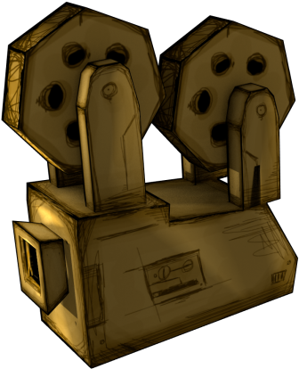 The Projector Turns Off - Bendy And The Ink Machine Items (440x440)