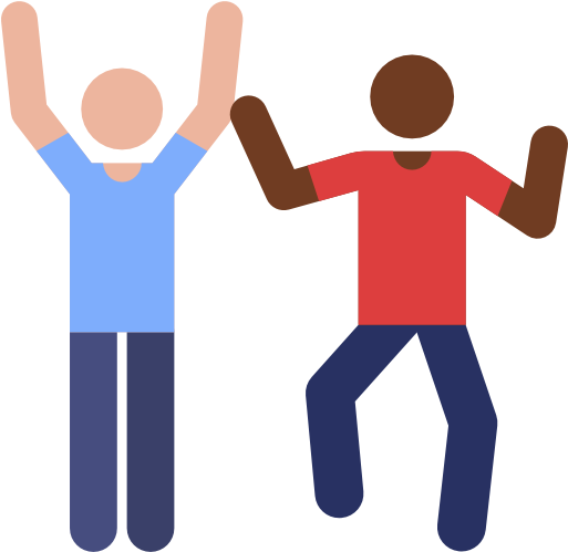 Dancing Free Icon - Group Png Icon Colour (512x512)