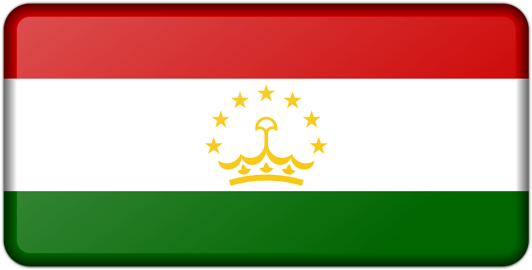 Banner Decoration Flag Sign Transparent Png Image - Tajikistan National Country Flag Round Id Card Luggage (1280x641)