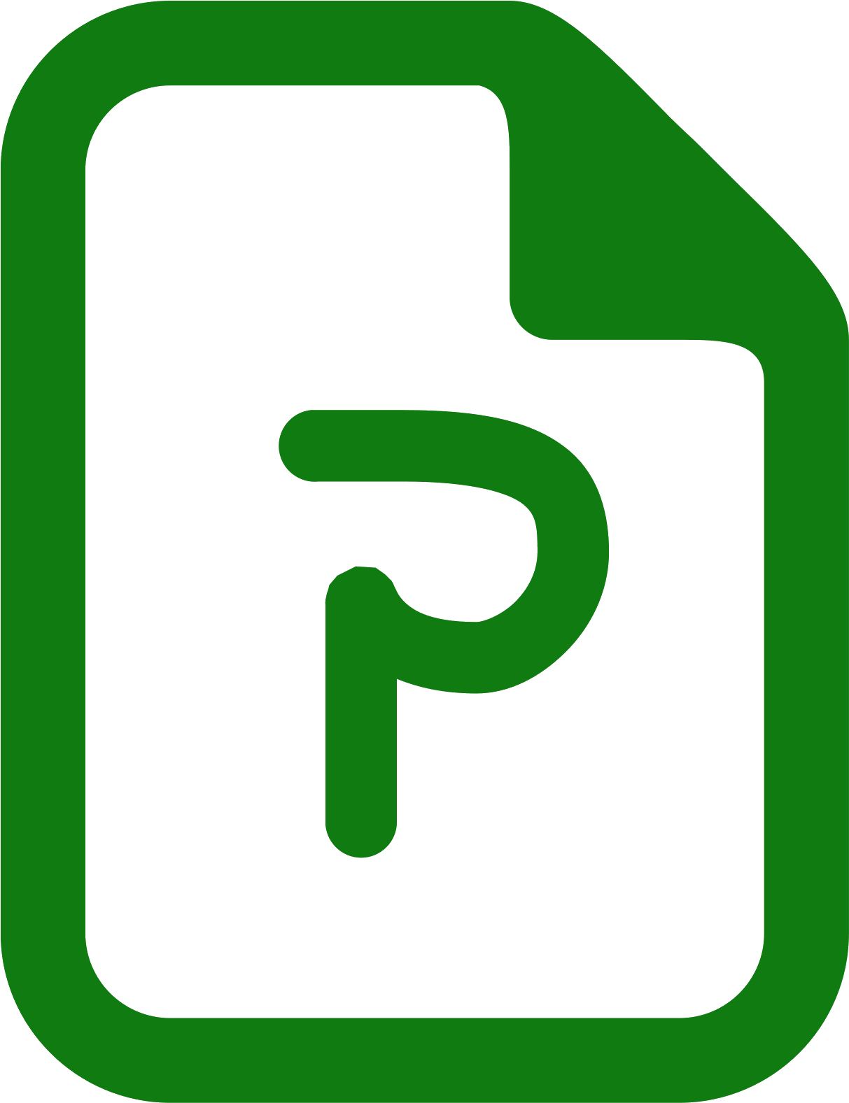 Powerpoint Icons Free Download - P Png Icon (1600x1600)