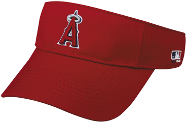 Anaheim Angels Visor For Little Kid's Softball Leagues - Baseball Cap (400x450)
