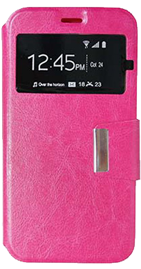 Funda Libro Ventana Generica - Funda Libro Ventana Solapa Rojo Alcatel A3 (420x389)