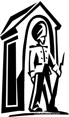 British Guard Royalty Free Vector Clip Art Illustration - British Guard Royalty Free Vector Clip Art Illustration (286x480)