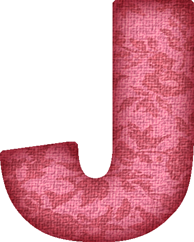 Fucsia J - Letter J Pink Png (381x475)