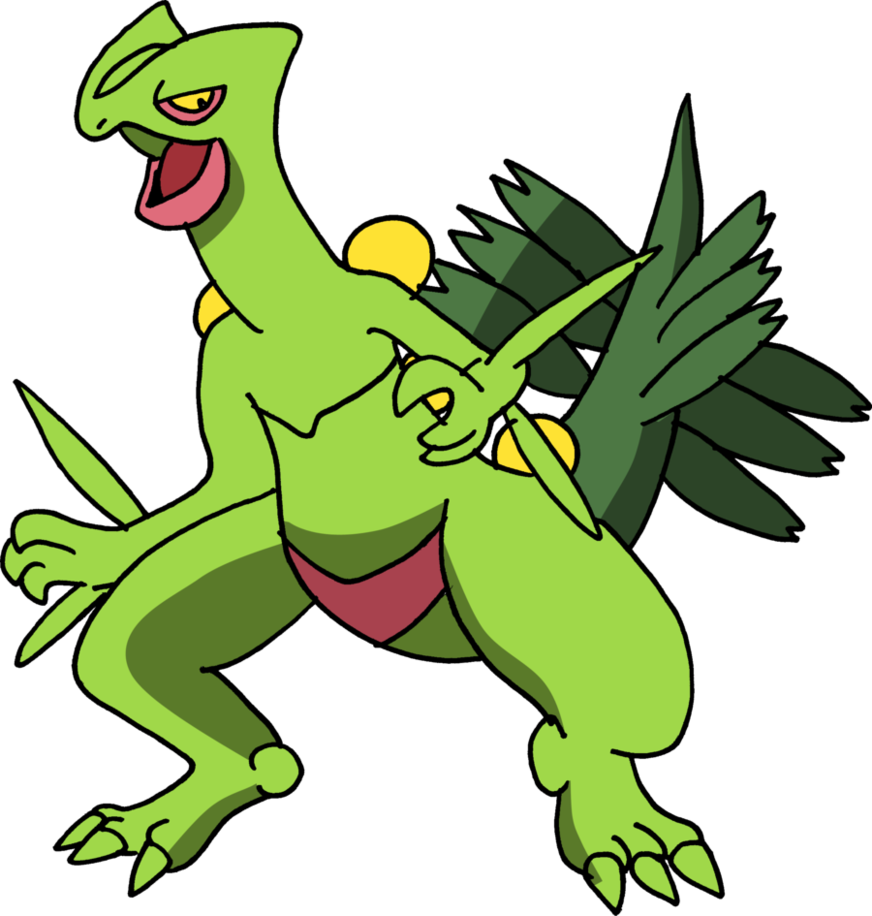 Sceptile By Tails19950 - Pokemon Sceptile (872x916)