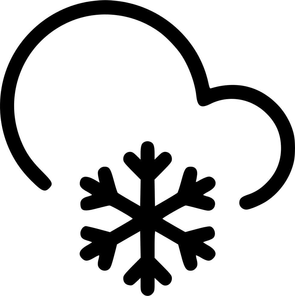 Frosty Cloud Snow Snowflake Comments - Air Conditioning Icon Png (980x982)