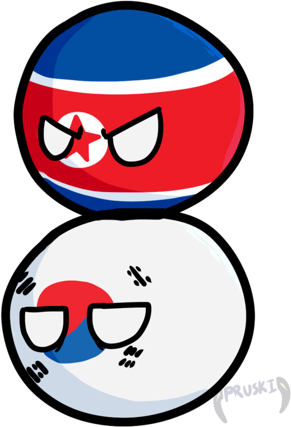 Korea Bois By Prussiangala - Countryballs South Korea (784x1019)
