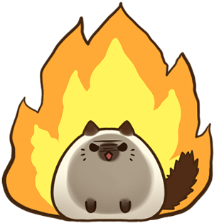 The Chubby Cat Stickers Is Very Cute - The Chubby Cat Stickers Is Very Cute (420x420)