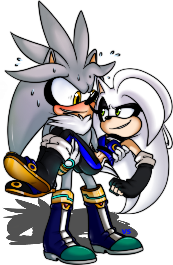 Put The Lady Down By Vanillasurfboard - Icing The Hedgehog X Silver The Hedgehog (611x914)