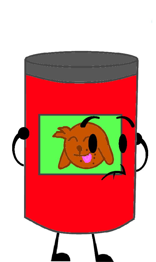 Dog Food Pose - Cartoon (537x921)