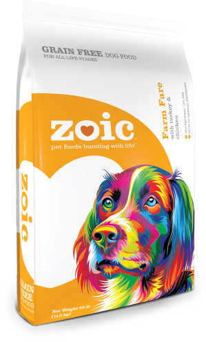 Farm Fare With Turkey & Chicken - Zoic Grain-free Adult Dog Food - Magic Marsh W/ Alligator (299x495)