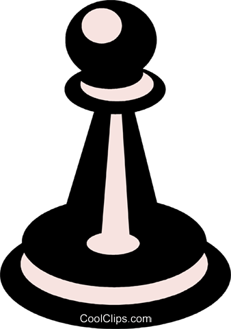 Chess Pawn Royalty Free Vector Clip Art Illustration - Peão Xadrez Png (338x480)