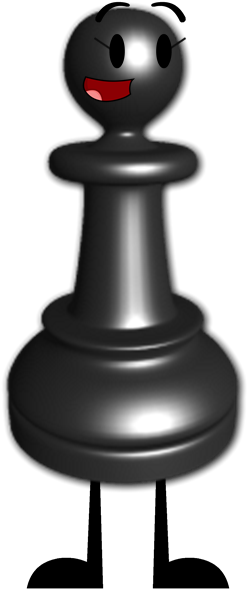 Pawn By Tylerthemoviemaker6 Pawn By Tylerthemoviemaker6 - Black Pawn Chess Piece (494x590)