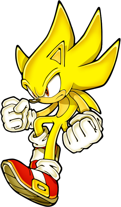 Zoom - Super Sonic The Hedgehog (418x716)