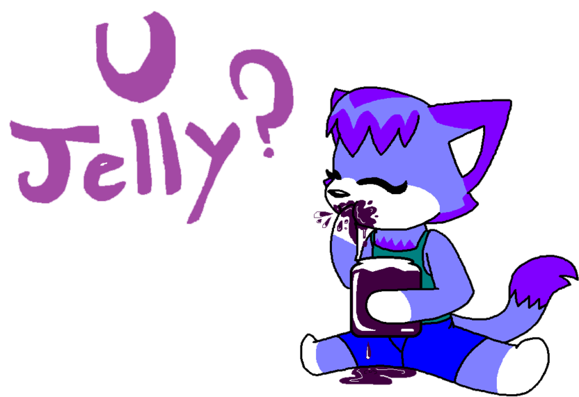 U Jelly By Kittymelodies - Cartoon (1024x656)