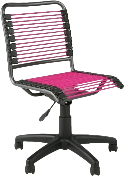 Eurostyle Bungie Low Back Office Chair In Black And - Bungee Cord Desk Chair (798x798)