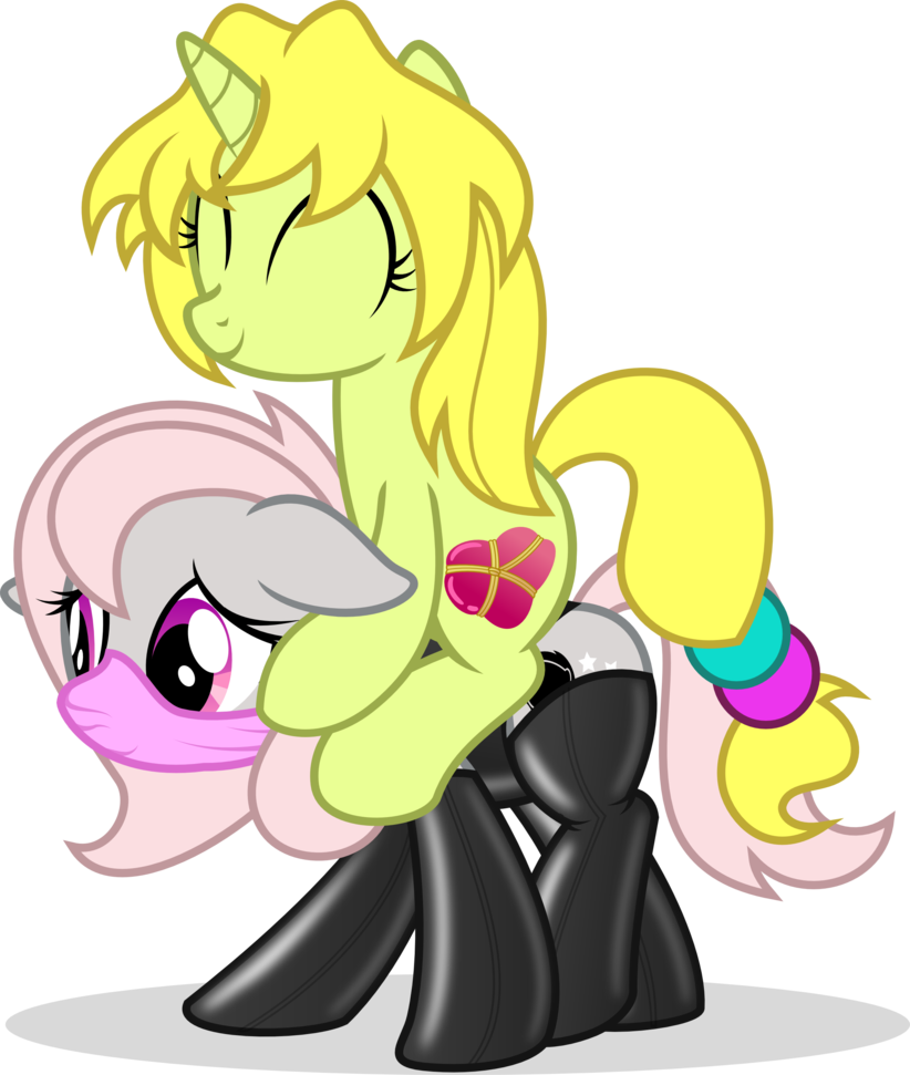 [comm] Pony Ride By Pyrisamiracles - Cartoon (822x971)